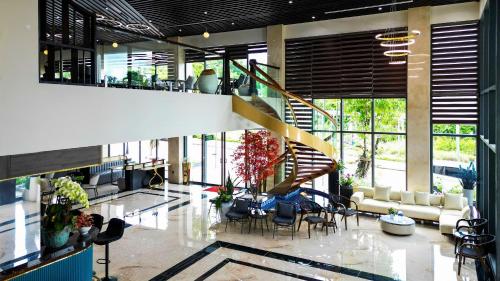 Ruang duduk di Daystar Hotel