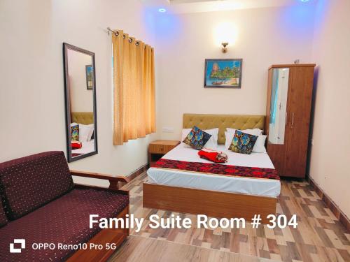 Letto o letti in una camera di Le Majestic Serenity Inn