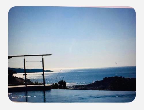 new! Villa vue mer panoramique proche plages Saint-Tropez calme parking facile piscine privee individuelle