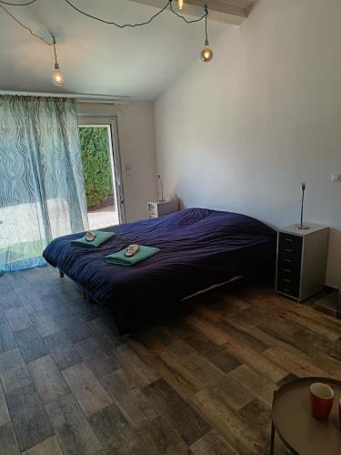 Katil atau katil-katil dalam bilik di Chambre Le Luc en Provence