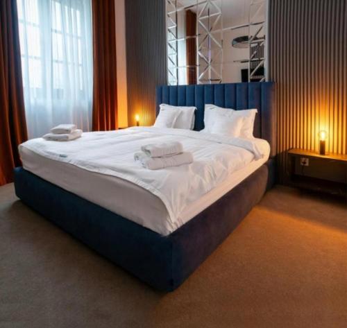 Postel nebo postele na pokoji v ubytování Hotel Star vel