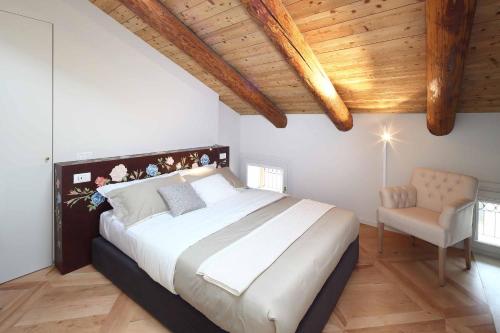 Ein Bett oder Betten in einem Zimmer der Unterkunft Le Andrianelle
