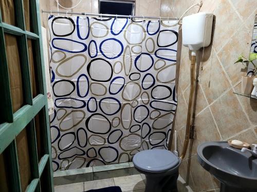 Ένα μπάνιο στο Casa térrea