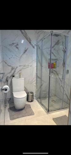 Ein Badezimmer in der Unterkunft An enchating and enriching home