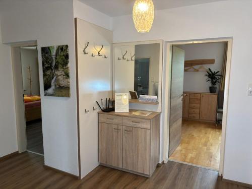 Köök või kööginurk majutusasutuses Ferienwohnung am Labyrinth