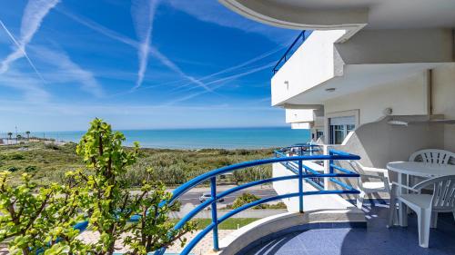 a balcony with a view of the ocean at Marquinhos do Mar by AcasaDasCasas in Ericeira