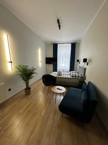 Posezení v ubytování Apartamenty U Misia