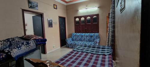 Χώρος καθιστικού στο Guru Krupa Home Stay
