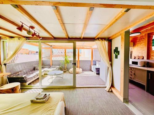 Posezení v ubytování Golden Wave Surf