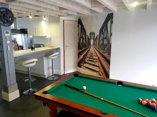 spacieuse maison de ville avec espace détente