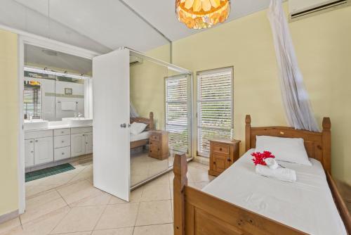 Koupelna v ubytování casa bella vista