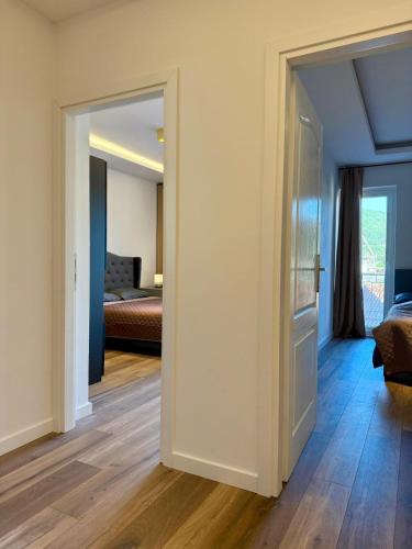 Ένα ή περισσότερα κρεβάτια σε δωμάτιο στο Villa Lungomare