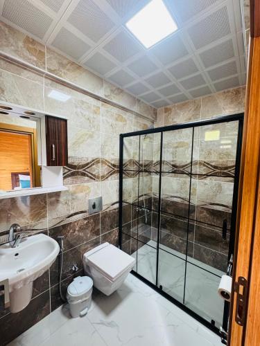 Ένα μπάνιο στο Şimo Suite Otel