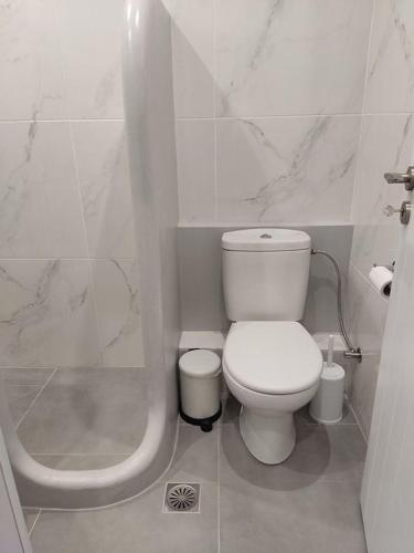 Koupelna v ubytování Ioannas rooms A5