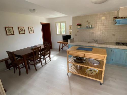 Kuchyň nebo kuchyňský kout v ubytování Villa Gli Oleandri