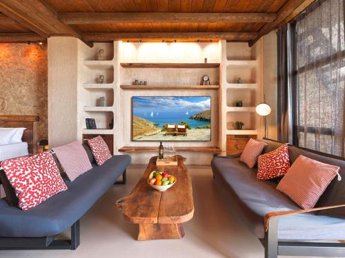 Posezení v ubytování Sea View Garden Suites