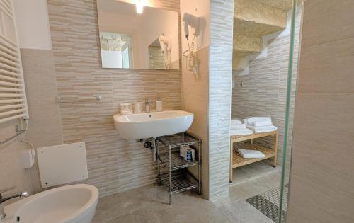 Koupelna v ubytování B&B Corte Regina Esther