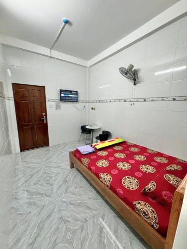 Кровать или кровати в номере Hotel Lâm Phương Luxury