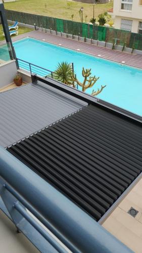 Duplex con piscina, parking y wifi a 250m de la playa