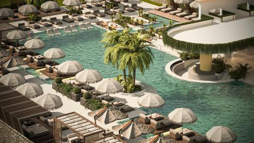 Bazén v ubytování Venus Hotel nebo v jeho okolí