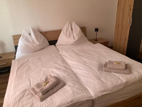 Ferienhaus 'Resterにあるベッド