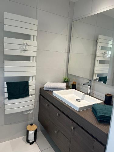 Koupelna v ubytování Résidence Miselle 4 personnes