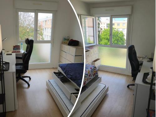 Chambres à 15 mn du centre et 10 mn des 24H par le Tram