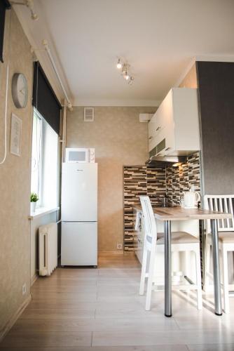 Köök või kööginurk majutusasutuses Centrum Apartment