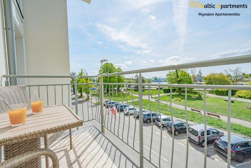 Balkón nebo terasa v ubytování Baltic Apartments - Apartamenty Bałtyk Bay View