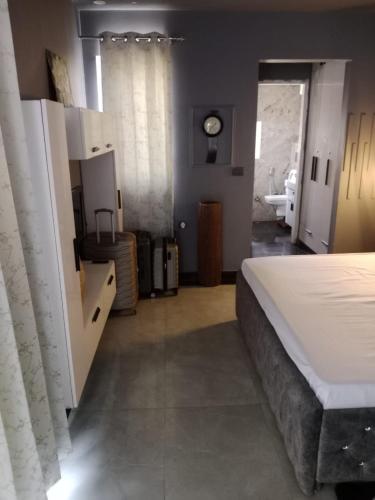 Ένα ή περισσότερα κρεβάτια σε δωμάτιο στο Luxury apartment