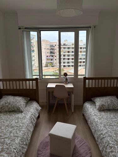 T3 lumineux climatisé avec balcon 2 chambre à 2 min de la gare St-Charles
