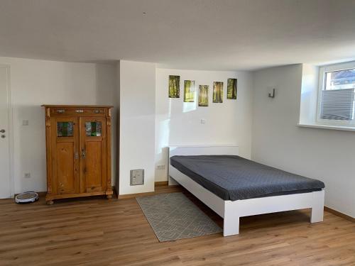 Postel nebo postele na pokoji v ubytování Ferienwohnung in Nittenau