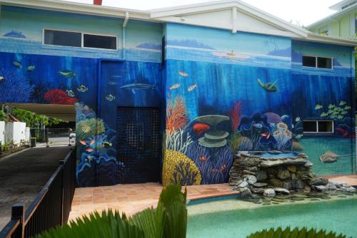 Bazén v ubytování Port Douglas Motel nebo v jeho okolí