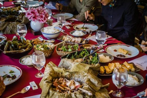 Makanan di atau berdekatan lodge