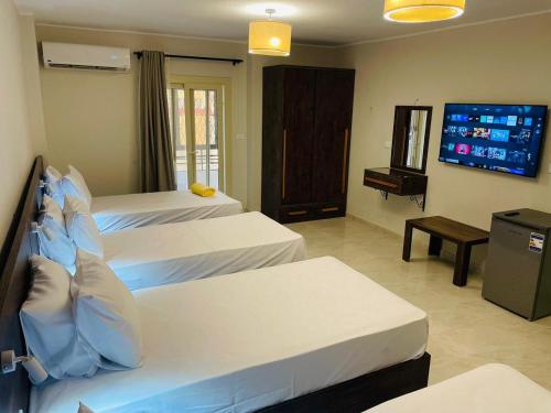 Postel nebo postele na pokoji v ubytování Rivera Cairo Hostel