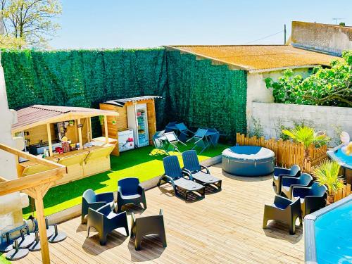 Πισίνα στο ή κοντά στο Les Appartements du Mas - Quartz
