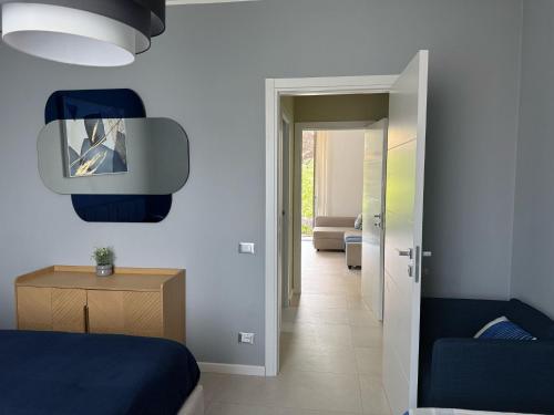Χώρος καθιστικού στο Flat 14 Lecco Lake