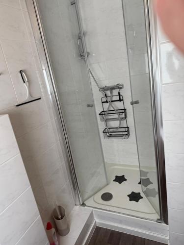 Koupelna v ubytování Ferienwohnung Büll