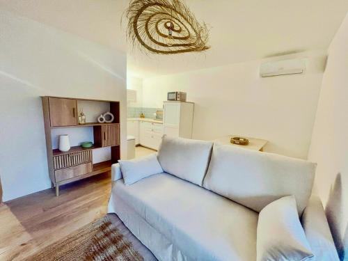 Et opholdsområde på De la pinède a la plage vue mer