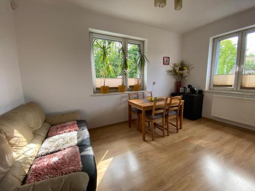 Et opholdsområde på Apartament Natalia