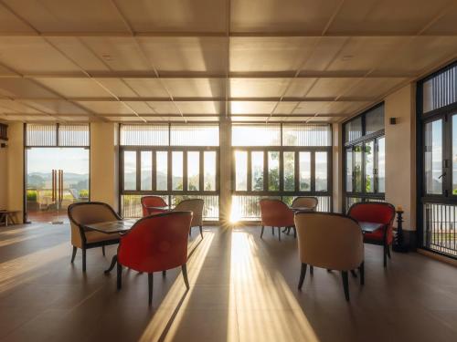 Ein Sitzbereich in der Unterkunft Fortune Riverview Hotel Chiang Khong