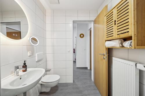 Bagno di Believe Inn - Spremberg 4 Personen, Küche, Smart TV, Parkplatz