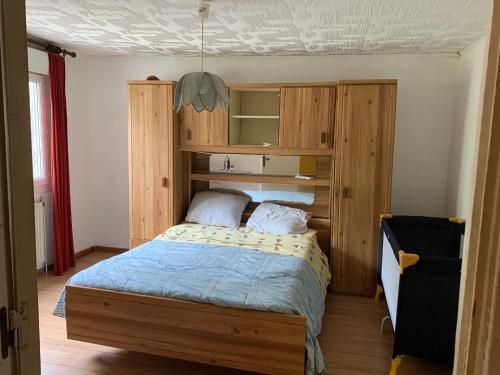 Postel nebo postele na pokoji v ubytování Bédarieux