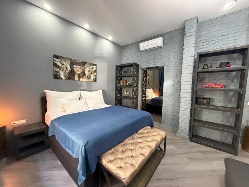 Cama o camas de una habitación en Residence IRON CUBE
