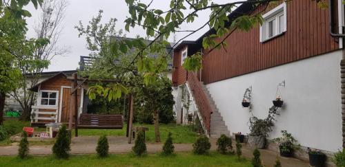 Vonkajšia záhrada v ubytovaní Wczasy na Kaszubach u Hani