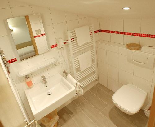 Ванная комната в Landhaus Degen