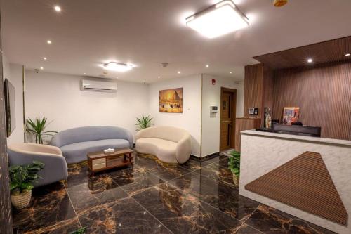 Χώρος καθιστικού στο Sultana Hotel