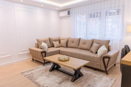 Χώρος καθιστικού στο HI Fashion Apartmani