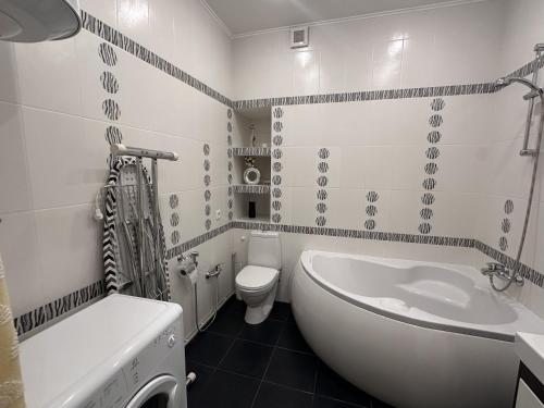 Koupelna v ubytování Hermes Apartment Center