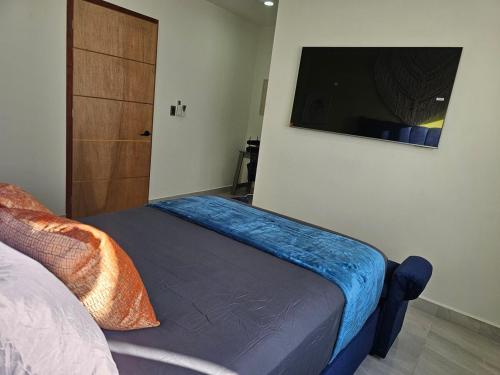 Postel nebo postele na pokoji v ubytování Casa Bohemia